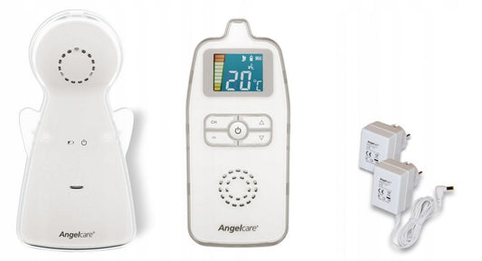 ANGELCARE AC423-D analogowa NIANIA ELEKTRONICZNA, biały monitor i zasilacze, używany