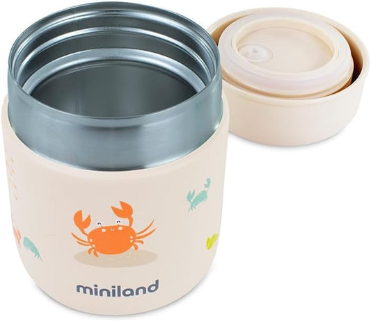 MINILAND Food Thermy Mini termos de inox pentru mâncare 280 ml CRAB