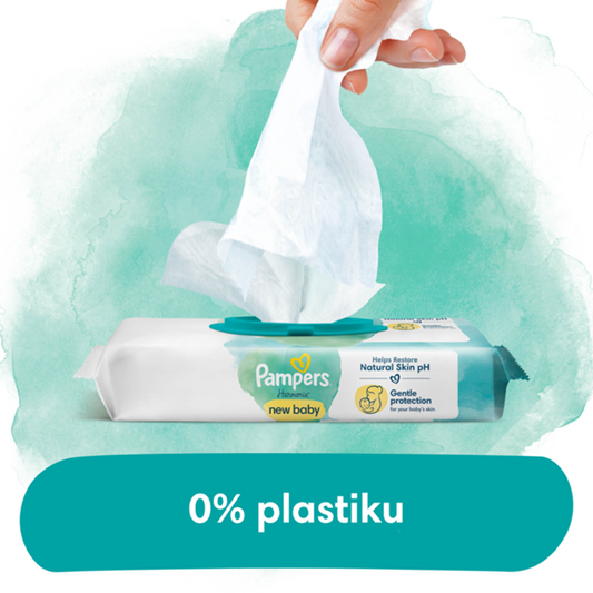 PAMPERS HARMONIE New Baby wet wipes x46