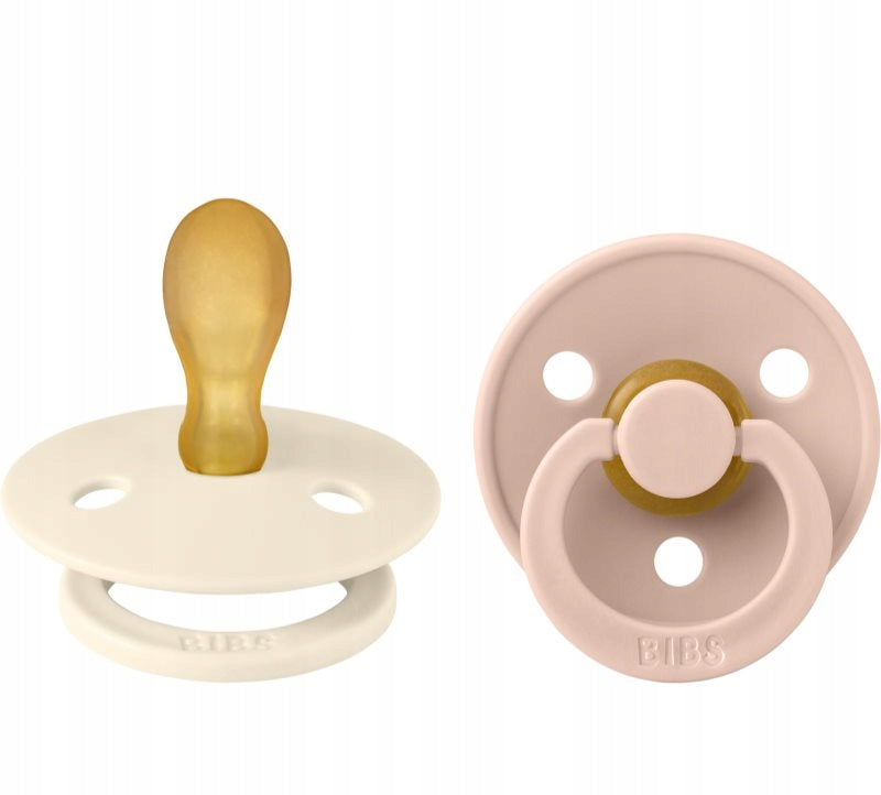 BIBS COLOUR sutter 2-pack gummi 6 mdr+ SYMMETRISK