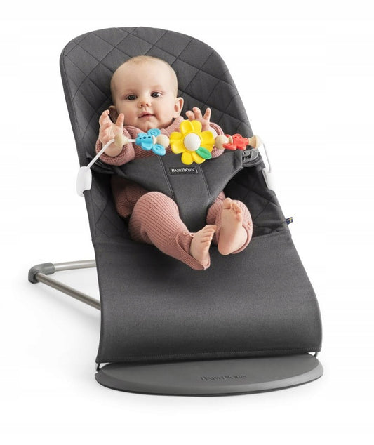 BABYBJORN Flying Friends dřevěno-plastikový hrazdička na lehátko 31 cm