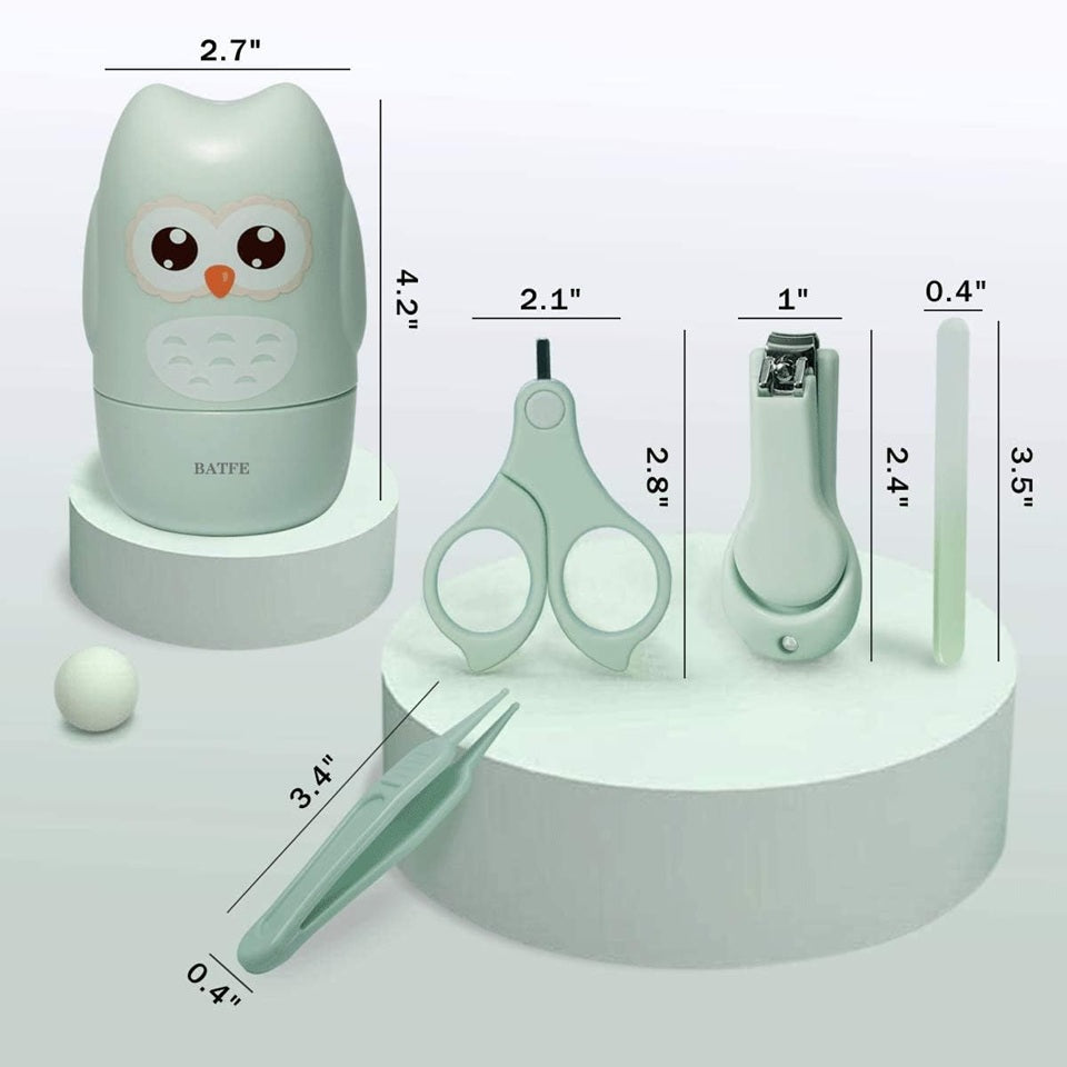 BEIDELI 4-piece baby care kit + SOWA organizer with lid