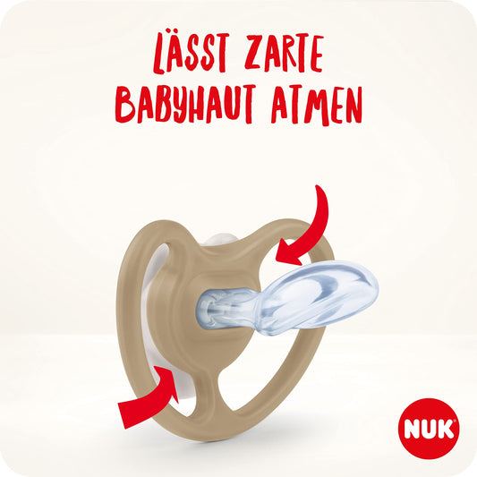 NUK Space Day&Night sucette apaisante en silicone x4 18-36mois