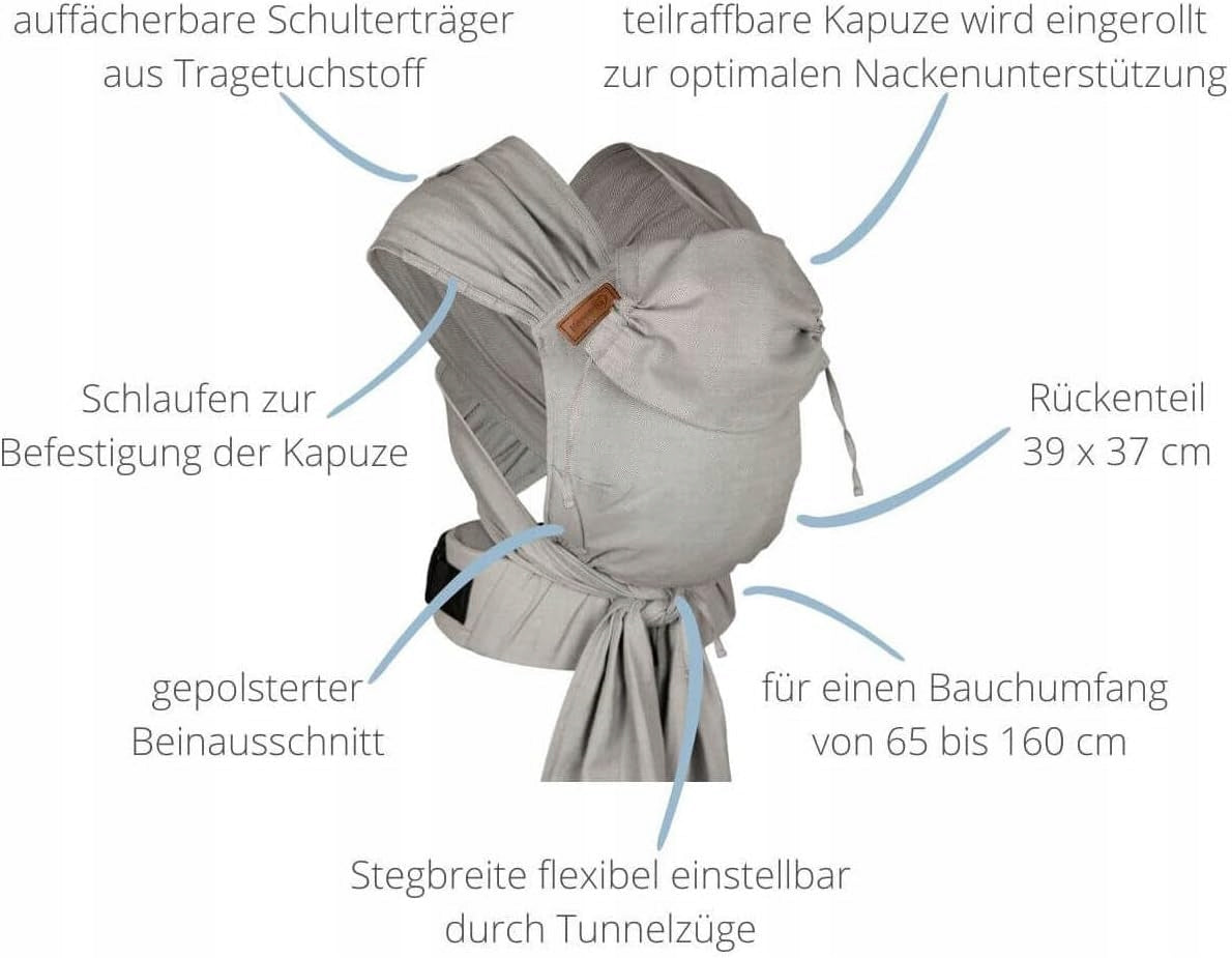 HOPPEDIZ hop-tye Buckle nosidełko ergonomiczne