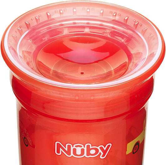 NUBY Sipeez KUBEK NIEKAPEK 300 ml ustnik 360 stopni SAMOCHODY 1 sztuka – zdjęcie produktu 2