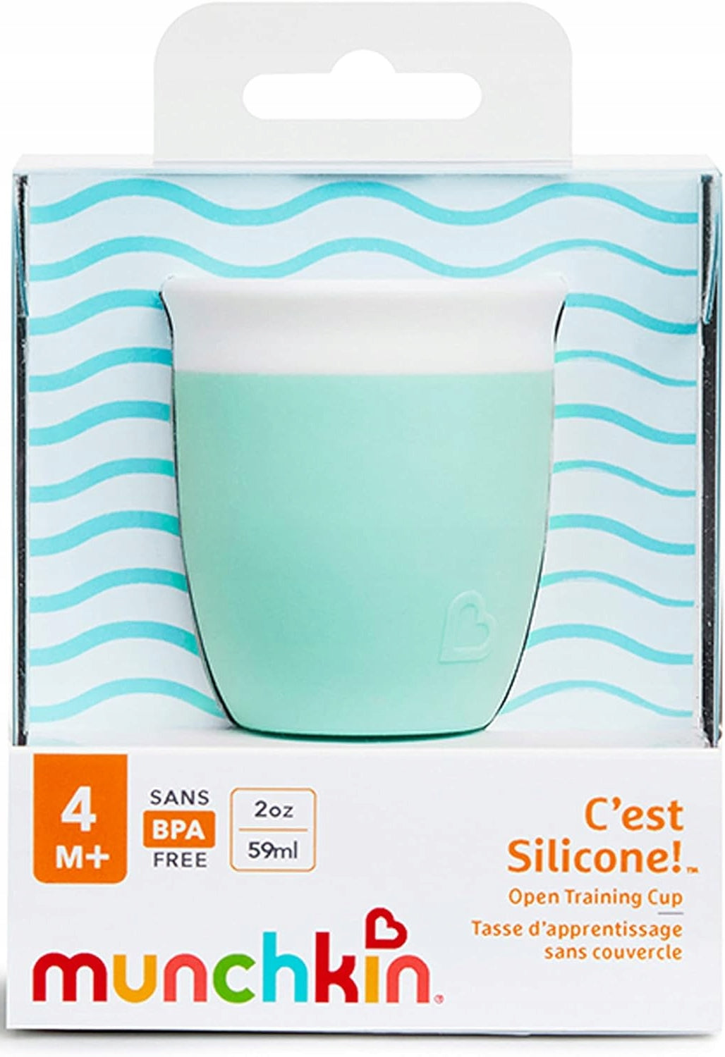 MUNCHKIN C'est Silicone! kubek otwarty 360 4msc+ 60ml