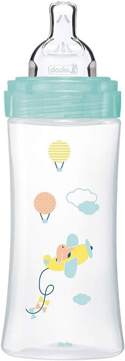DODIE láhev 330 ml dudlík 3 rychlý průtok 6 m+