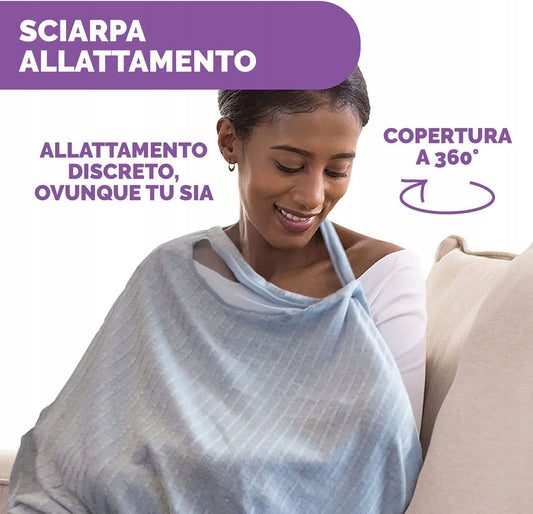 CHICCO Boppy Infinity szal i dyskretna osłona do karmienia 2w1 – zdjęcie produktu 2