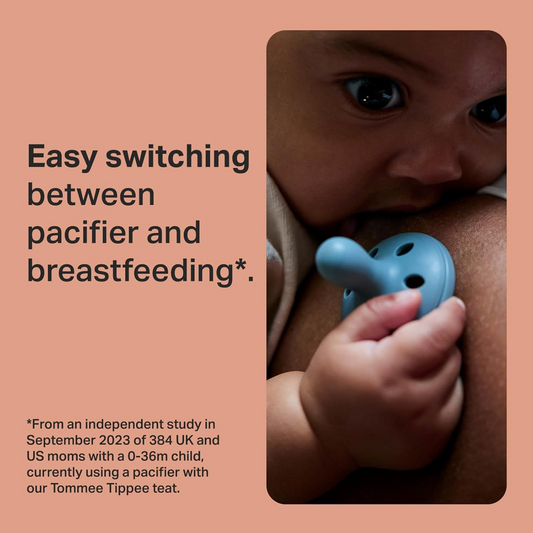 TOMMEE TIPPEE Breast Like smoczek uspokajający x4 0-6msc – zdjęcie produktu 2