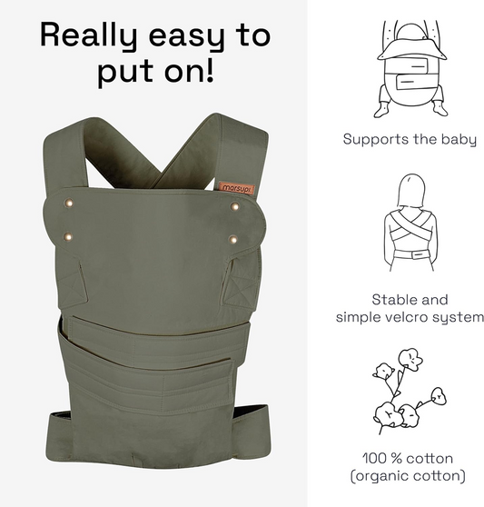 MARSUPI 2.0 porte-bébé ergonomique XL 3,5 - 15 kg