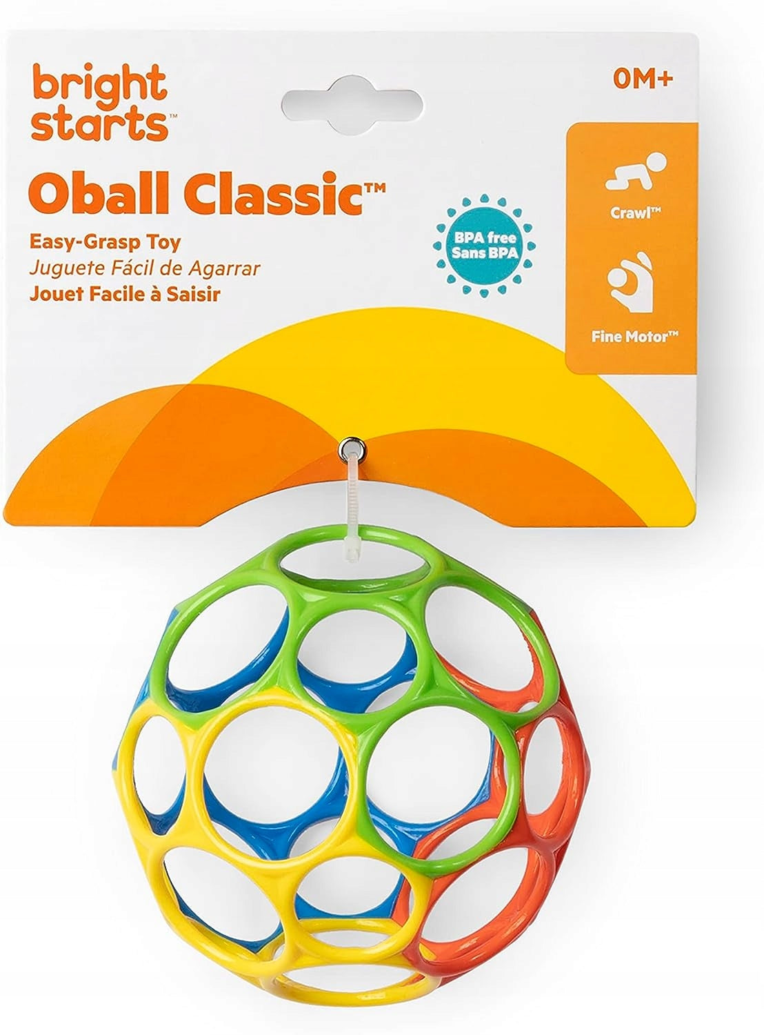 BRIGHT STARTS Oball Classic Teether, grabber