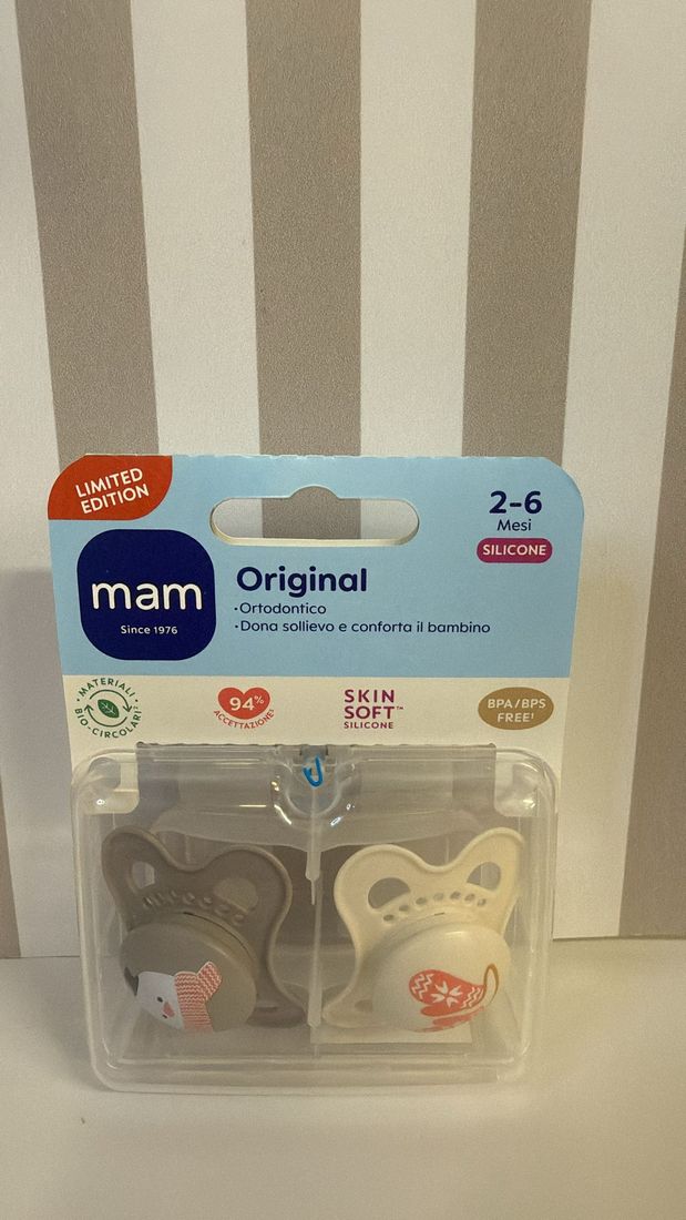 MAM Original smoczek uspokajający x2 2-6m edycja zimowa