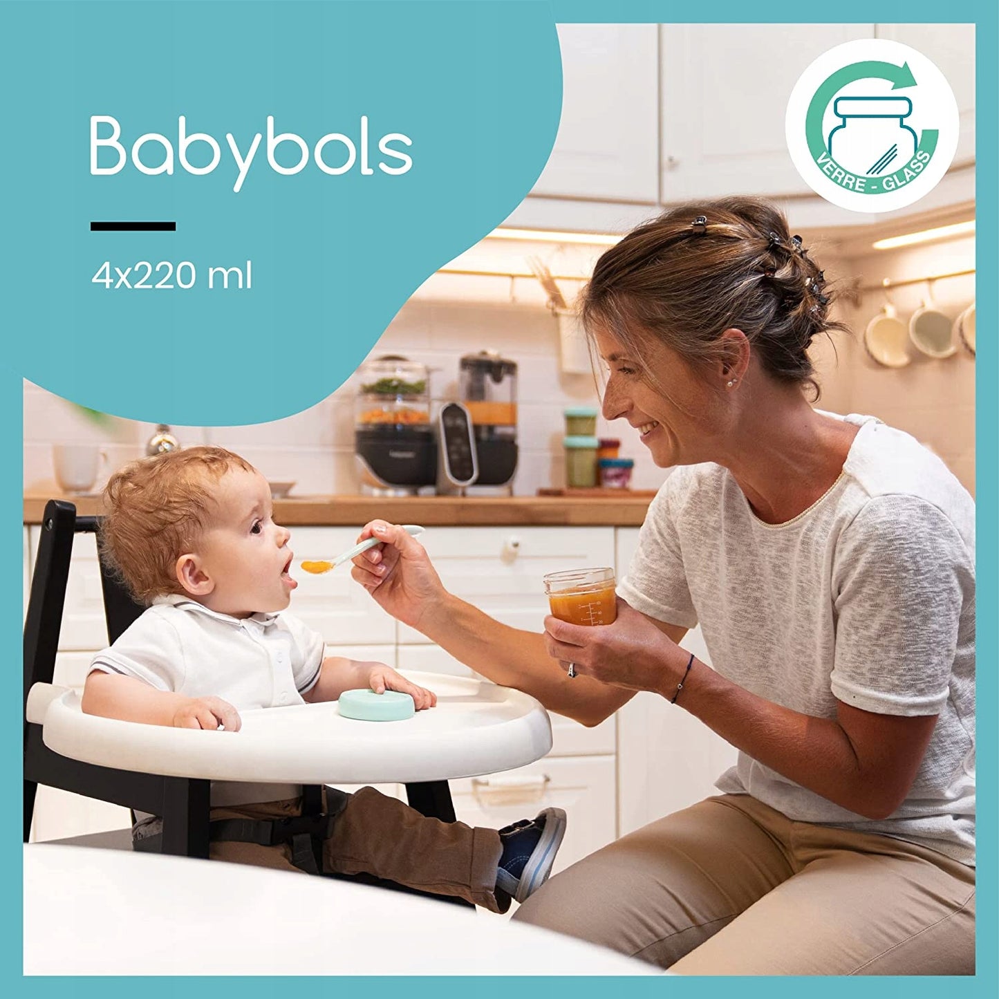 BABYMOOV Babybols set of containers with lids