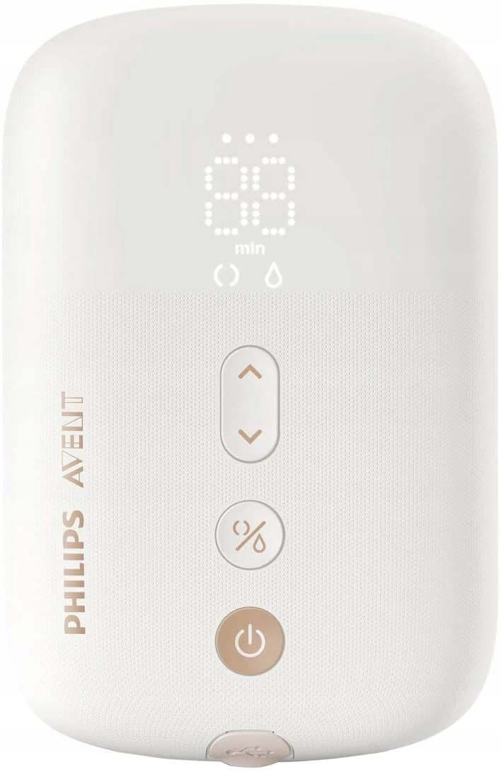 PHILIPS AVENT SCF396/11 LAKTATOR elektryczny biały panel sterowania z wyświetlaczem i przyciskami