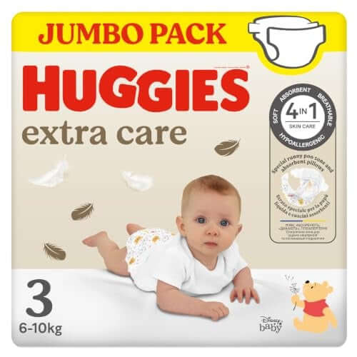 Huggies Extra Care pelenka 3-as méret x40