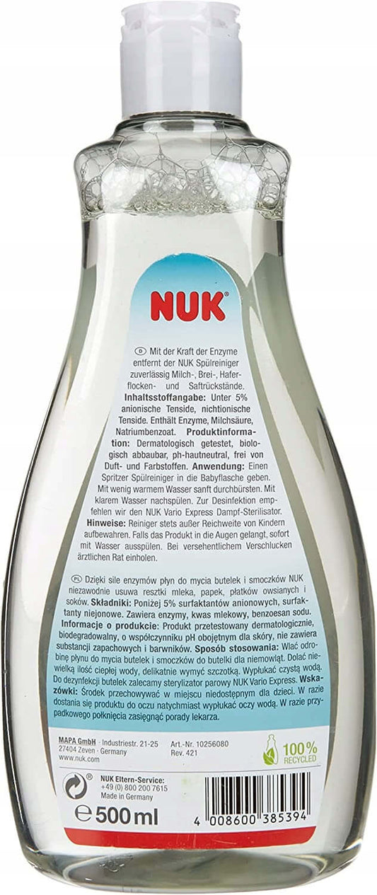 NUK tekutina na mytí lahví a dudlíků 500ml