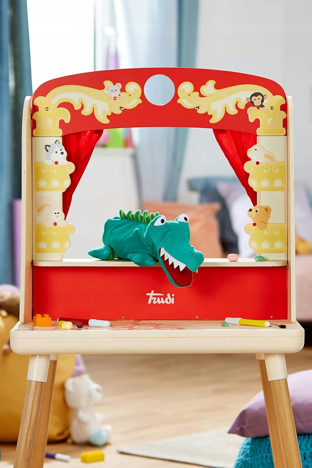 Marionetă de pluș STERNTALER pentru jocuri de rol CROCODIL 22 cm „N