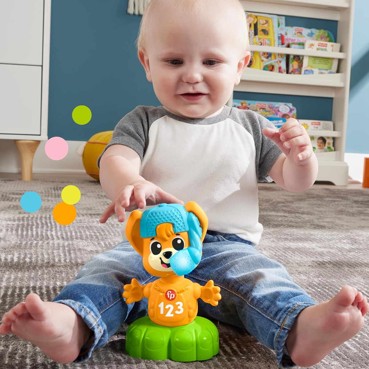 FISHER-PRICE Animal Band interaktywny LIS język włoski