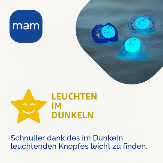 MAM Original Day & Night smoczek uspokajający x4 0-6m ŚWIECĄCE – zdjęcie produktu 2