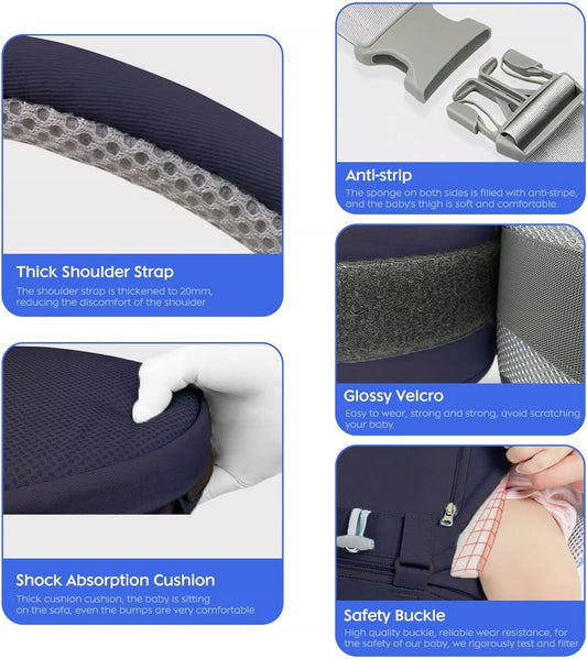 NOSIDEŁKO ergonomiczne z pasem biodrowym 3w1 – zdjęcie produktu 2