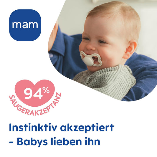 MAM Supreme smoczek uspokajający silikonowy x2 0-6m – zdjęcie produktu 2