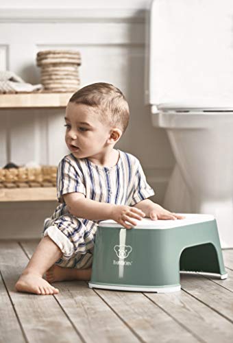 BabyBjörn Step Stool podest dla dzieci antypoślizgowy zielono-biały