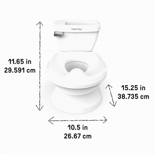 Ingenuity My Size Potty Pro bílý nočník se zvukem