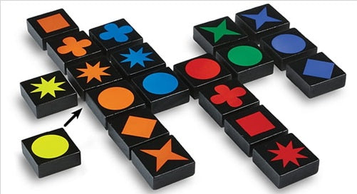999 GAMES Qwirkle spil 108 træbrikker + etui
