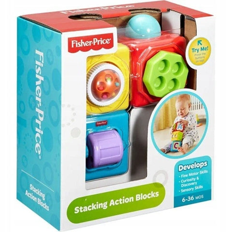 FISHER-PRICE DHW15 interaktívne kocky so zvieratkami 6 m+