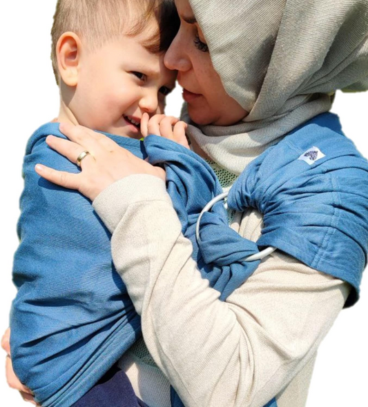 SHABANY Ringsling Babytragetuch BIO-BAUMWOLLE