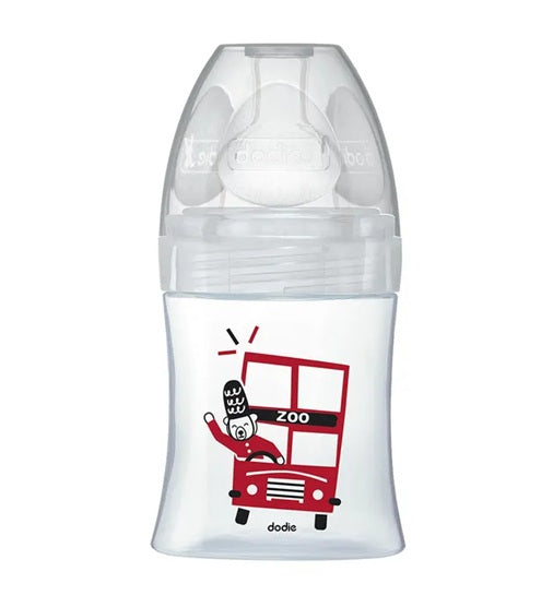 DODIE Sensation+ LONDYN szklana butelka 150 ml 0-6 m smoczek 1 wolny przepływ