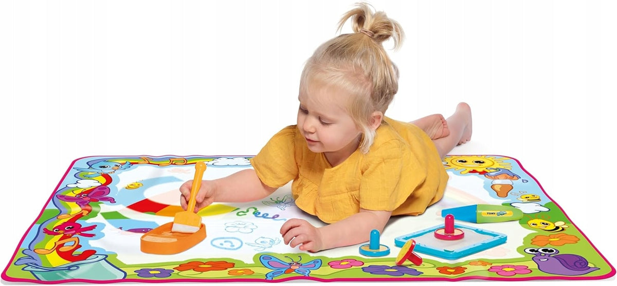 TOMY Aquadoodle Wassermalmatte und Zubehör 65 x 84 cm