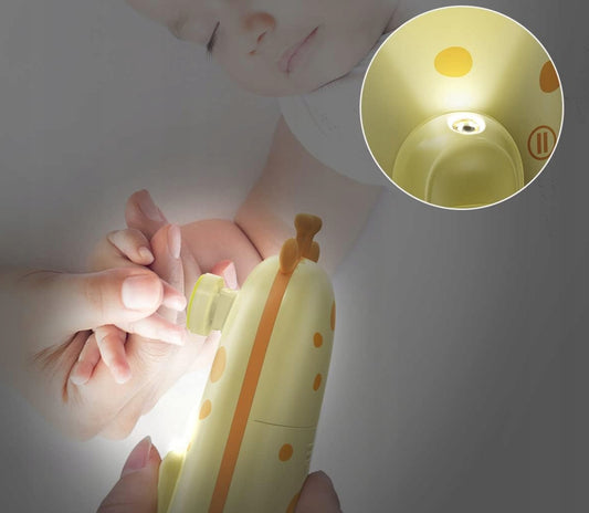 MEGAINVO elektrischer Nagelfeilenset mit LED-Lampe und 10 Aufsätzen