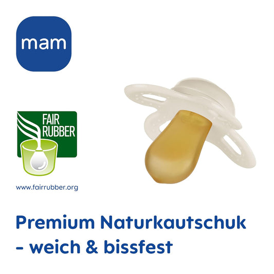 MAM Original Start smoczek uspokajający lateksowy x4 0-2m – zdjęcie produktu 2