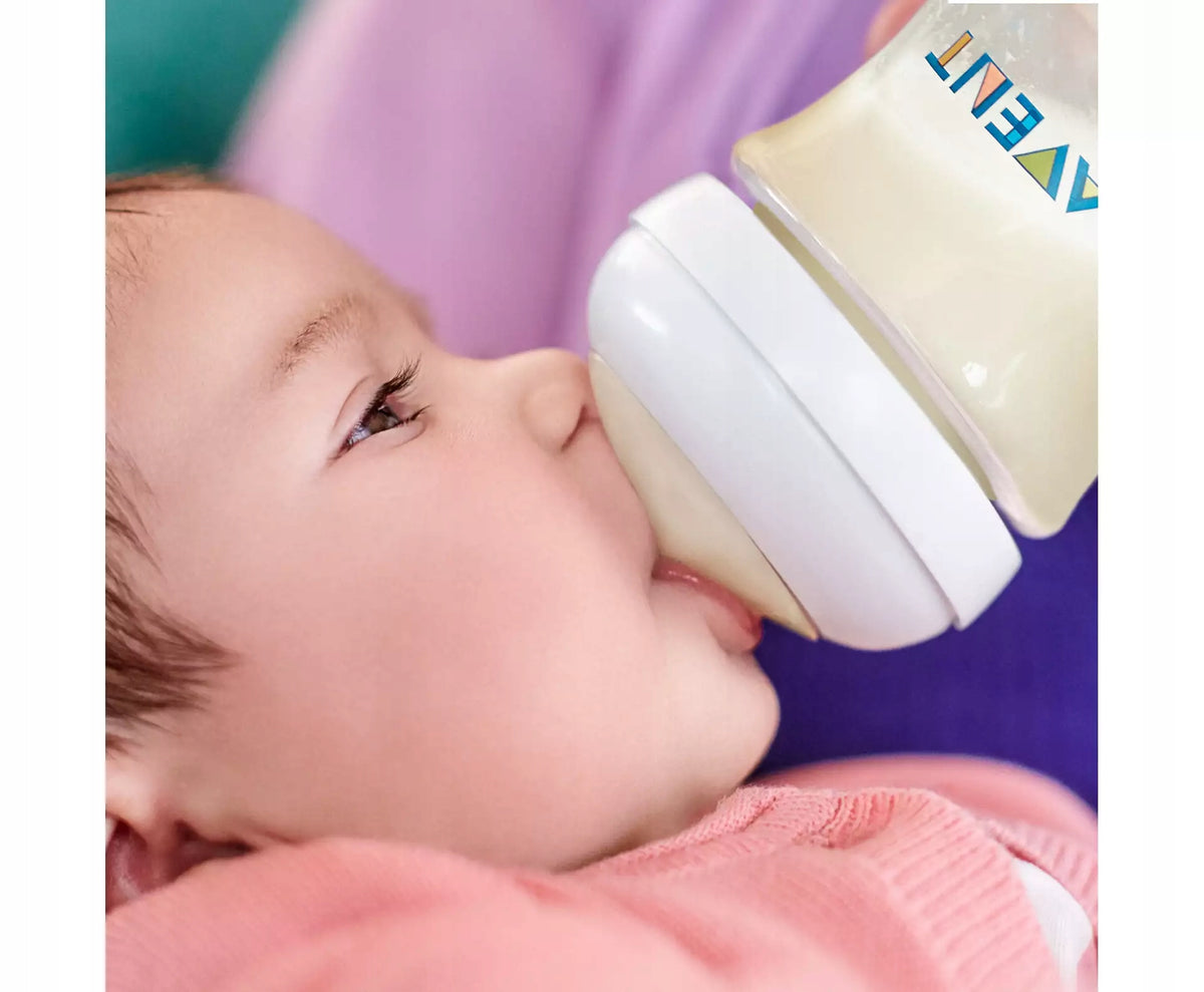 PHILIPS AVENT zestaw 4 butelki, smoczek, szczotka dla noworodka karmionego butelką