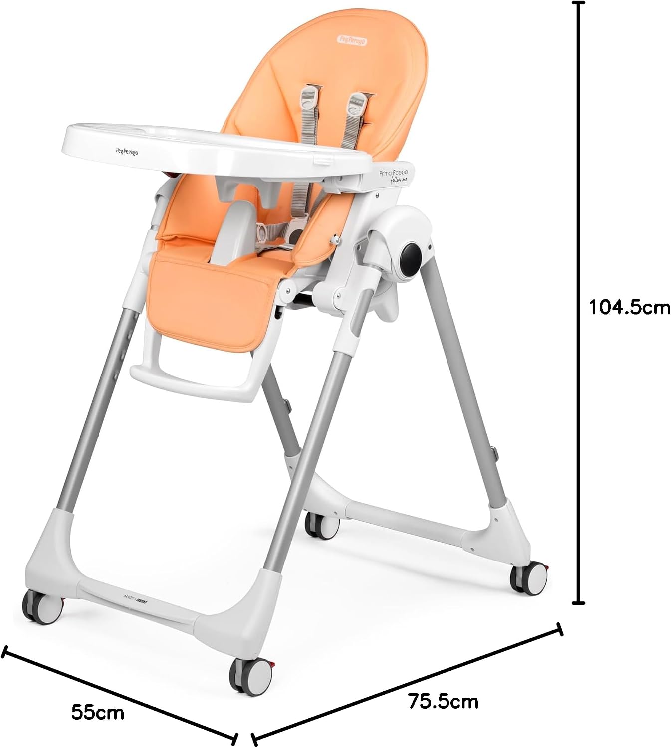 PEG PEREGO Prima Pappa Follow Me krzesełko do karmienia do 15kg