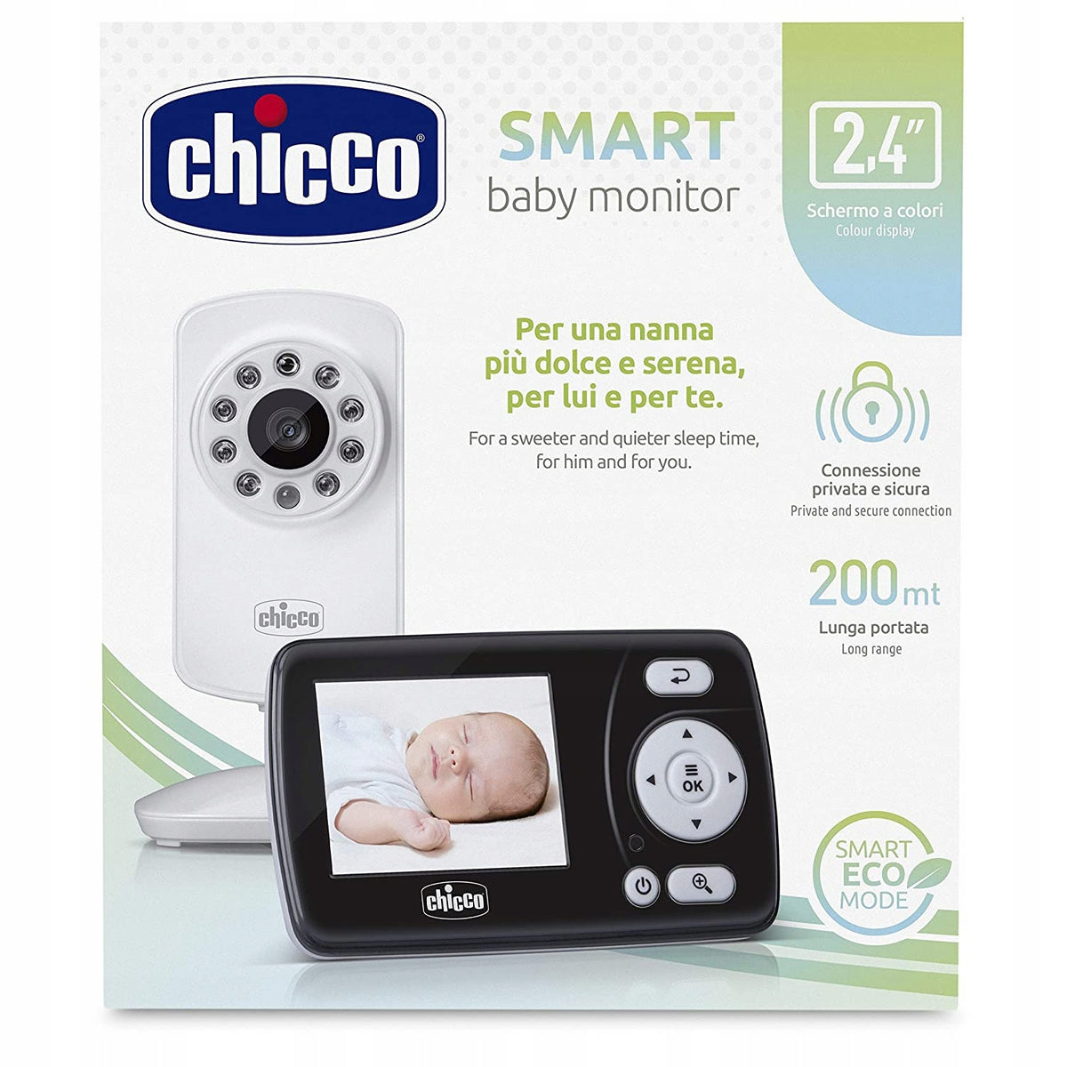 CHICCO Smart niania elektroniczna 2,4" FHSS