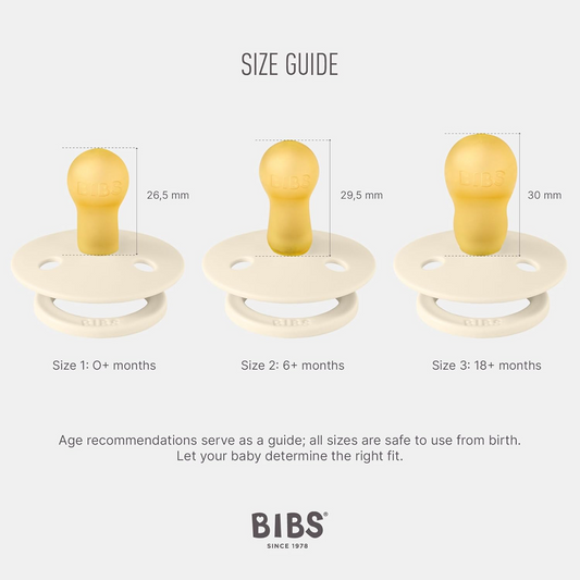 BIBS COLOUR smoczki uspokajające 2pack kauczuk 0-6 msc – zdjęcie produktu 2