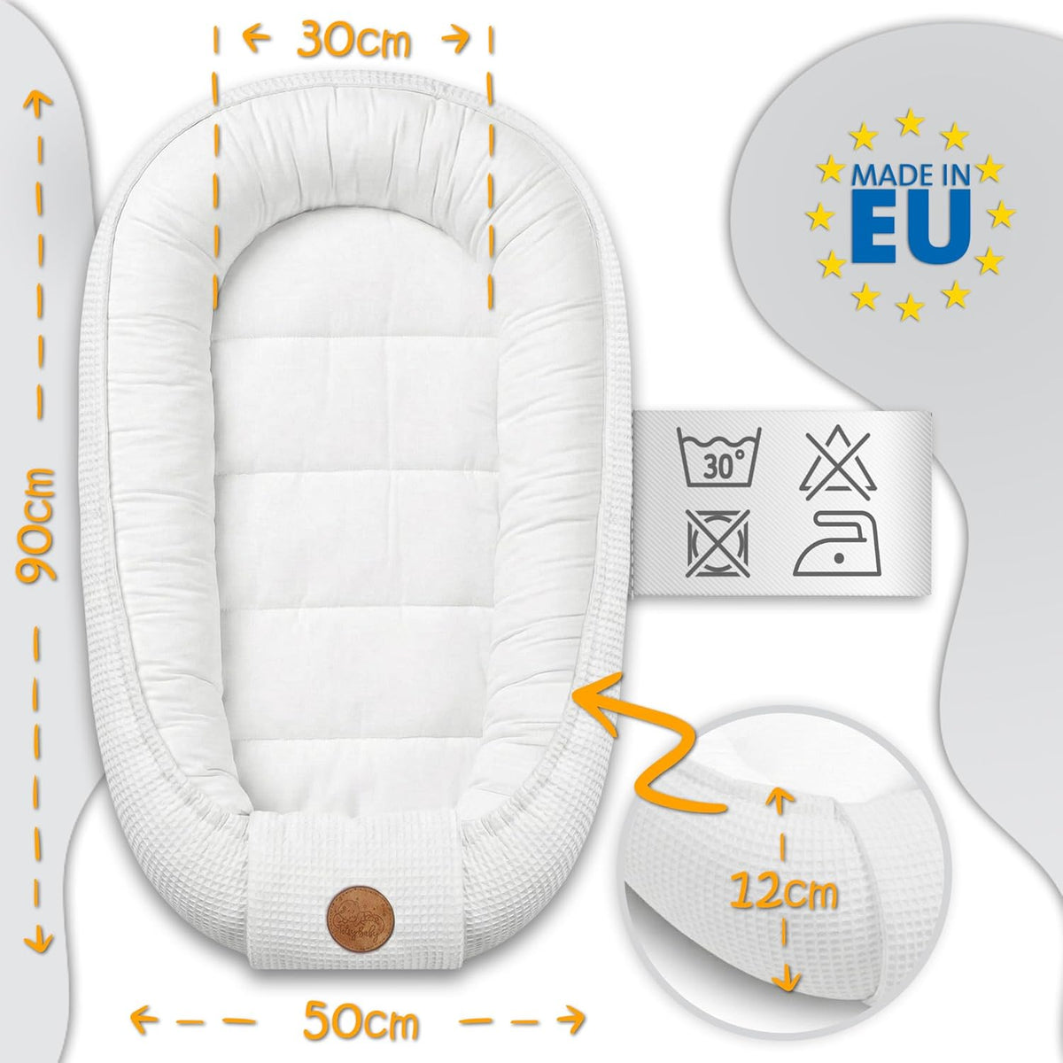 TOTSY BABY φωλιά βρεφική κουκούλι 90 x 50