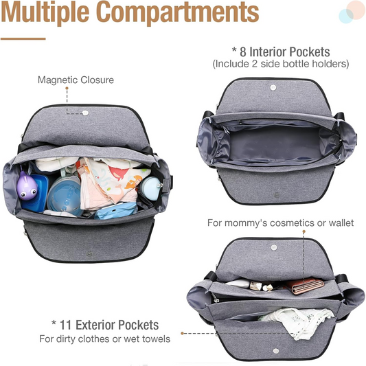 LEKEBABYnappy bag and accessoriescolour as on first photoused condition, cared for