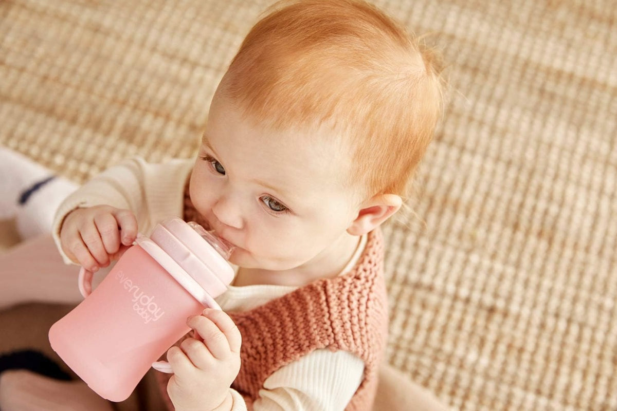 EVERYDAY BABY Sippy Cup szklany kubek niekapek 150 ml 6 m+