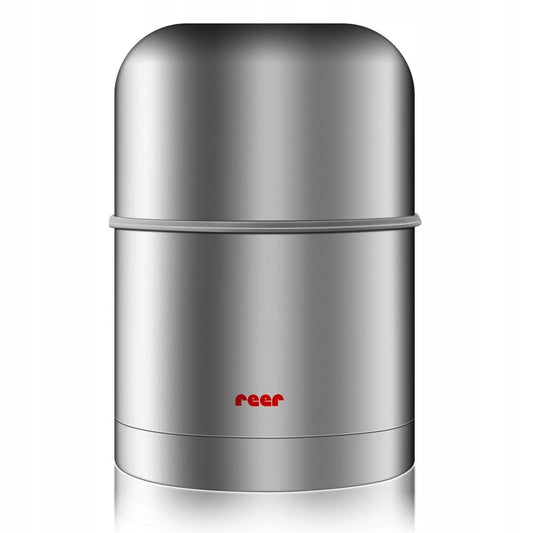 REER 90430 termos ze stali nierdzewnej 350 ml, srebrny termos na napoje i żywność, używany