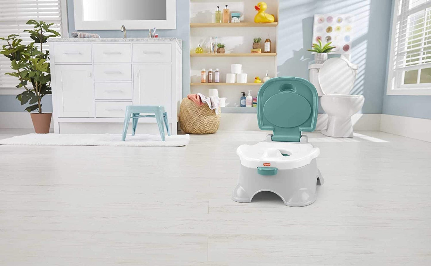 FISHER PRICE nocnik 3w1 z wyjmowaną wkładką i funkcją podestu