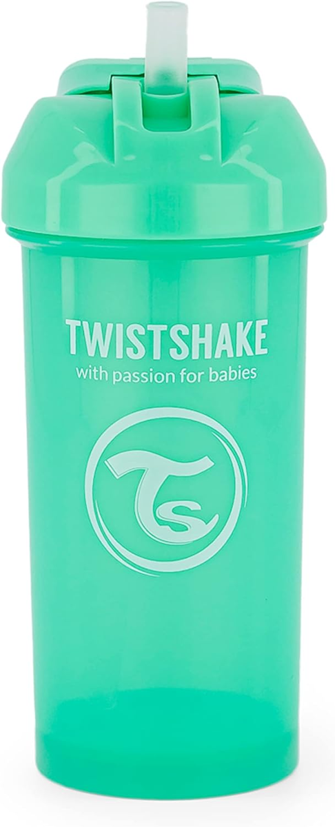 TWISTSHAKE Straw Cup Trinklernbecher mit Strohhalm, 360 ml, 6M+