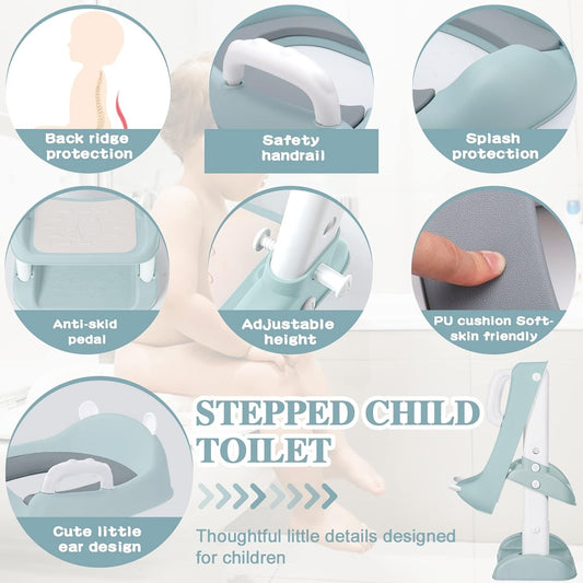MUOIVG Toilettentrainer mit Tritthocker