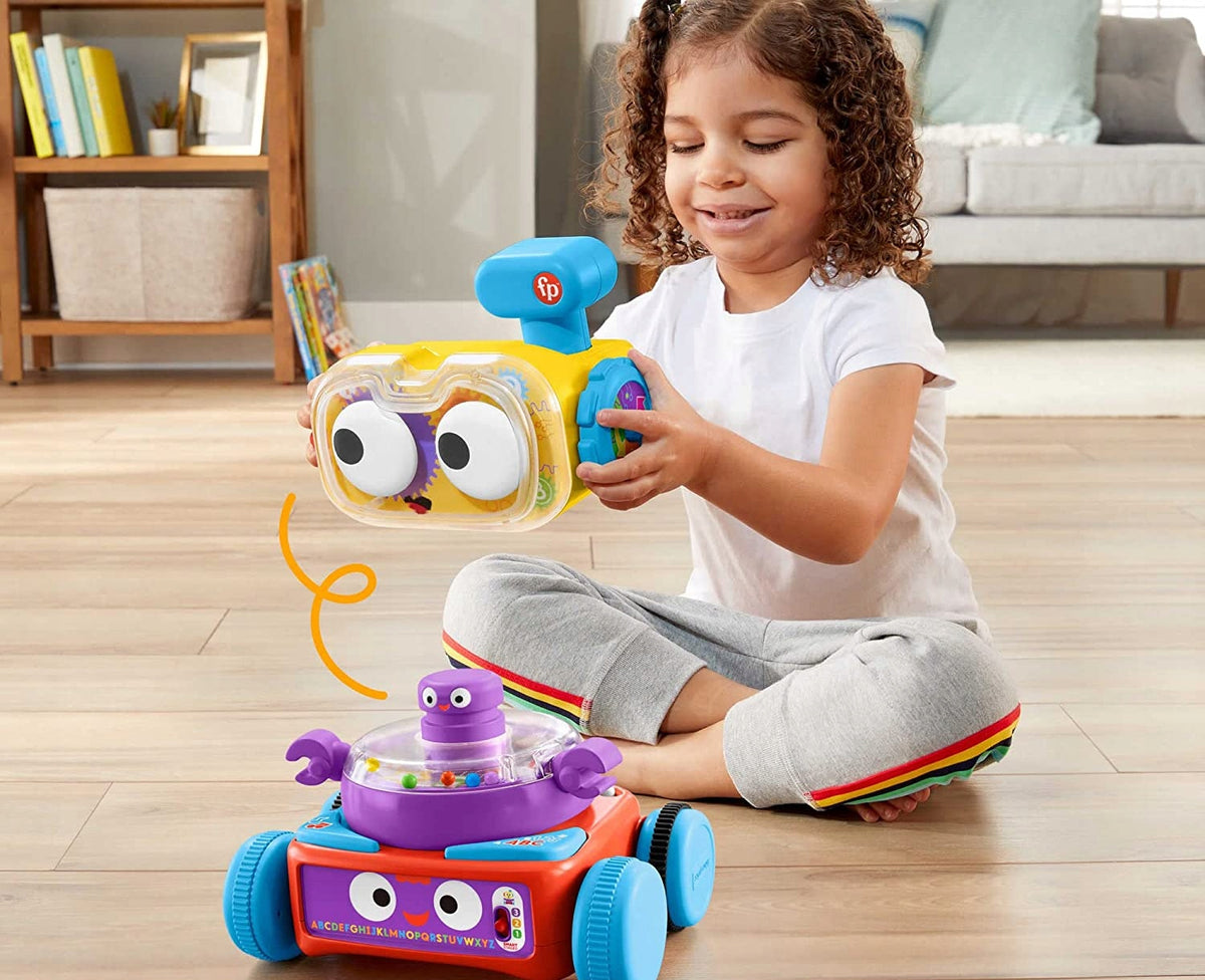 FISHER-PRICE interaktywny robot LINUS język niemiecki