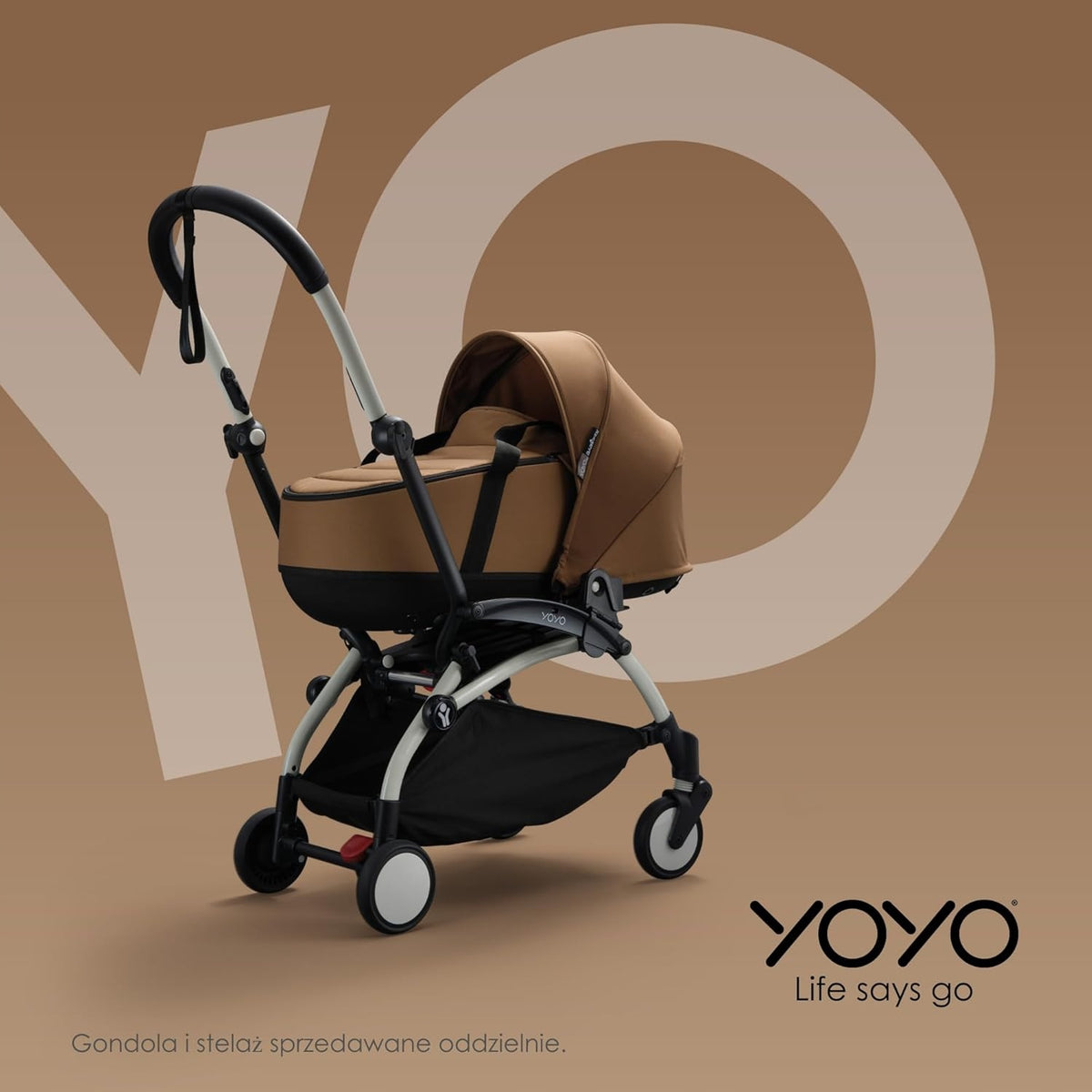 adaptery do gondoli BABYZEN YOYO 2 i STOKKE YOYO 3 do wózka YOYO, czarne, plastikowe