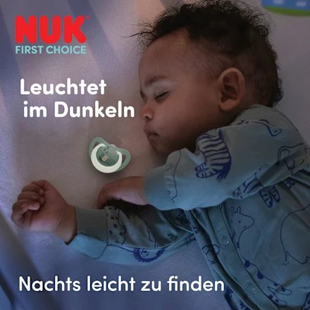 NUK First Choice Night πιπίλες 6-18 μηνών