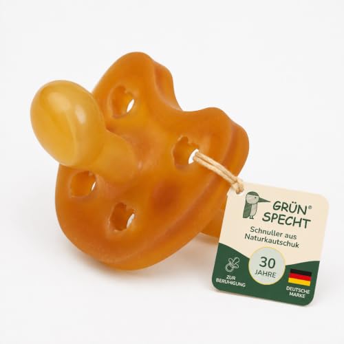 GRÜNSPECHT smoczek uspokajający z kauczuku naturalnego 6-18m