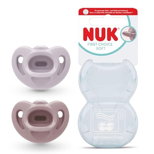 NUK First Choice Soft Schnuller 2 Stück 0–6 Mon.
